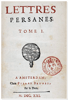 Montesquieu, Lettres persanes (1721)
