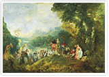 Watteau (1684-1721), « Pèlerinage à l’île de Cythère » (1717)