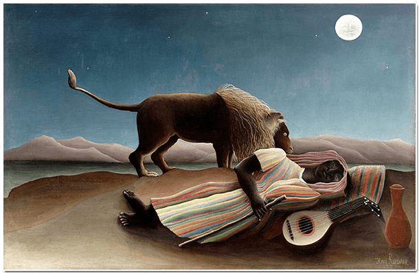 Henri Rousseau, La Bohémienne endormie