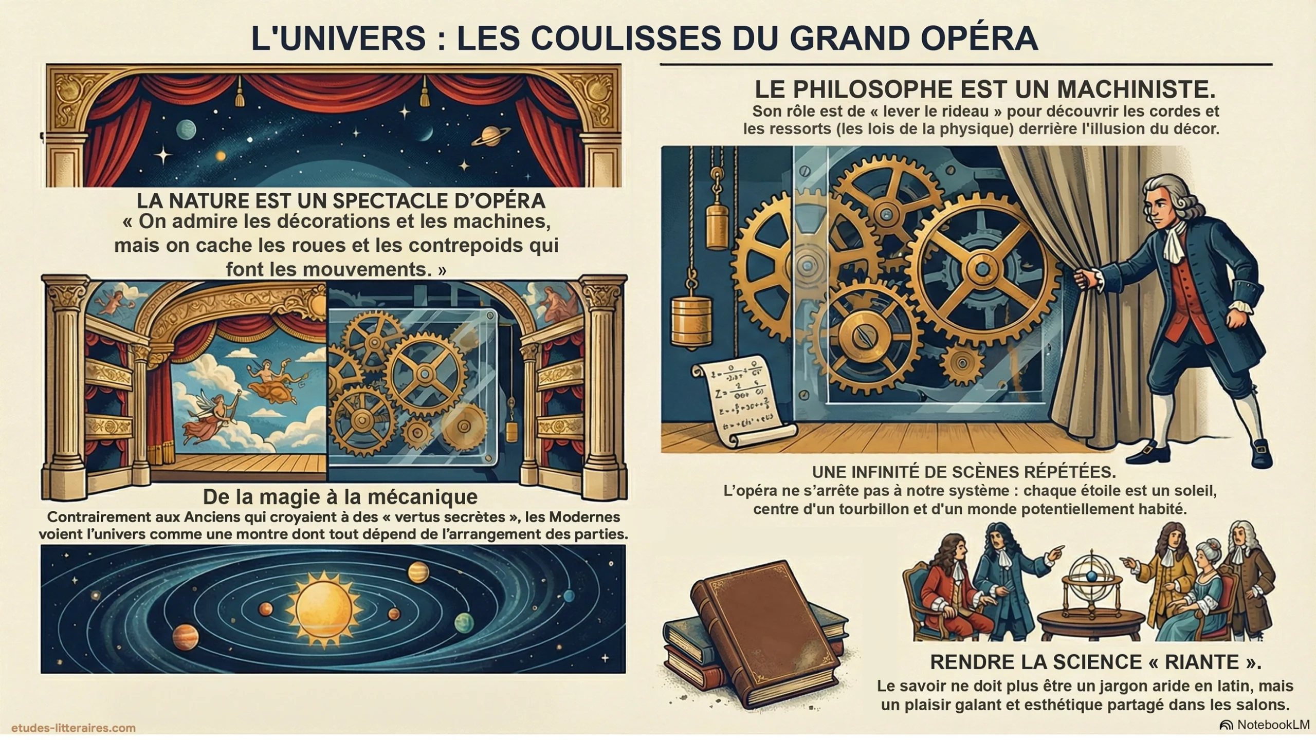 L’univers comme opéra par Fontenelle